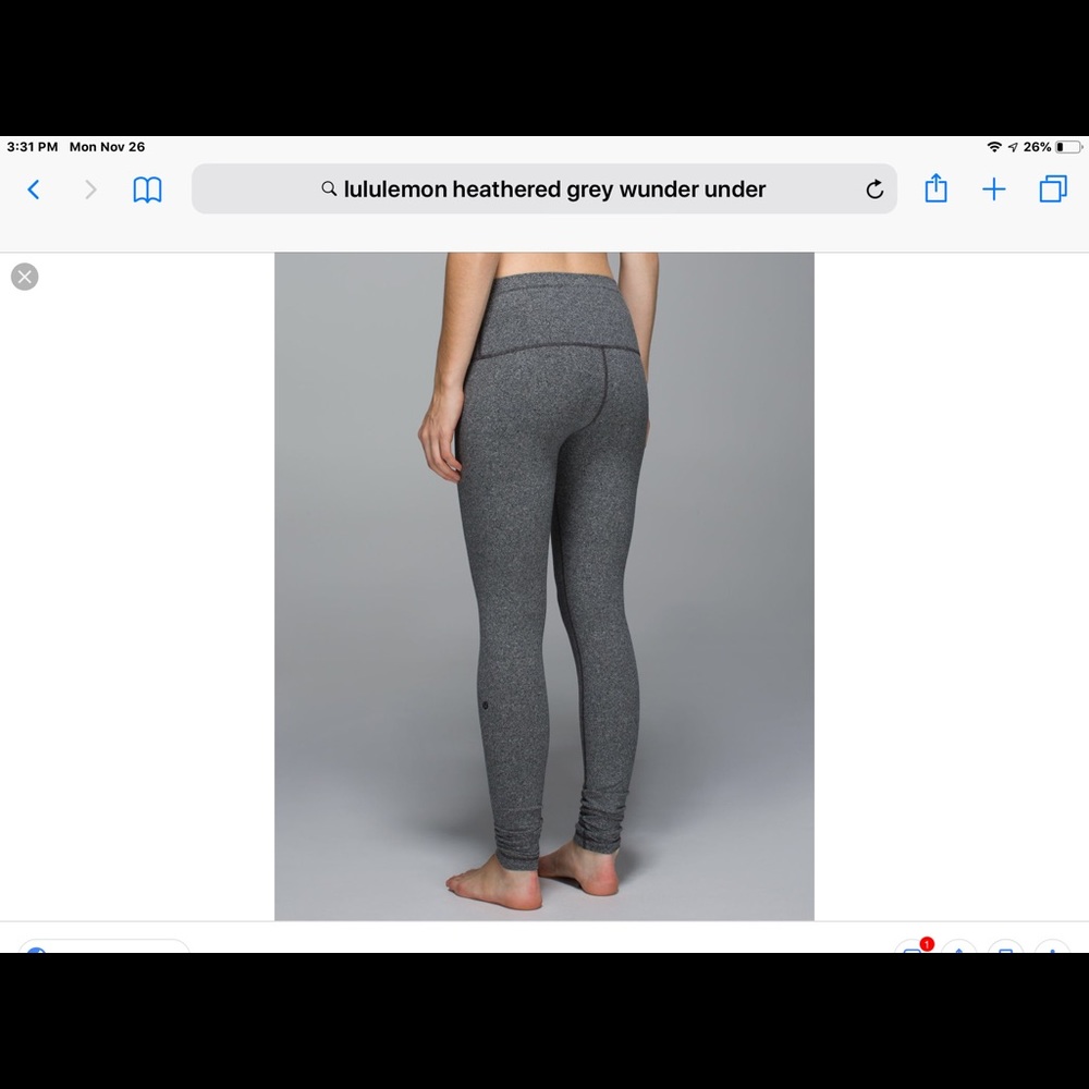 LULULEMON Wunder under very good condition size 6